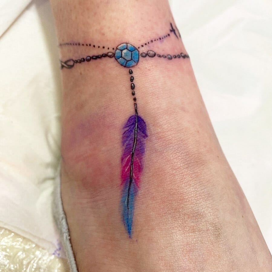 31 Latest Ankle Bracelet Tattoos To Inspire You In 2024! 21 Ankle Bracelet Tattoo
