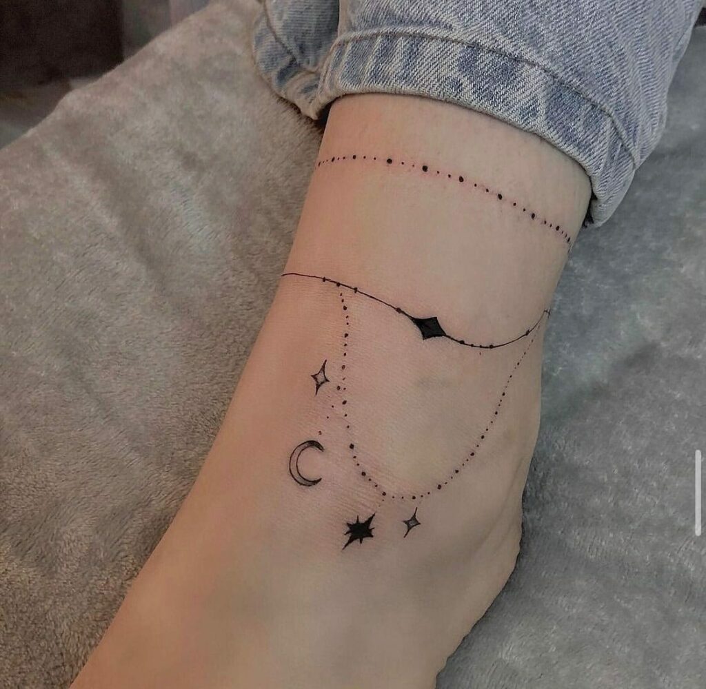 31 Latest Ankle Bracelet Tattoos To Inspire You In 2024! 30 Ankle Bracelet Tattoo