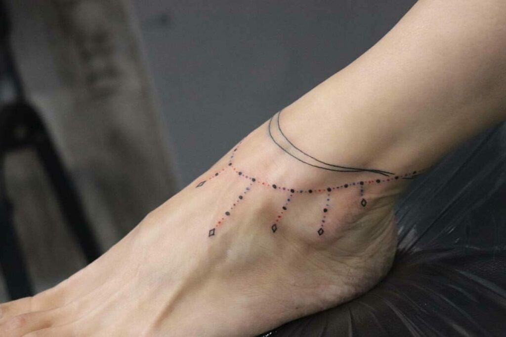 31 Latest Ankle Bracelet Tattoos To Inspire You In 2024! 31 Ankle Bracelet Tattoo