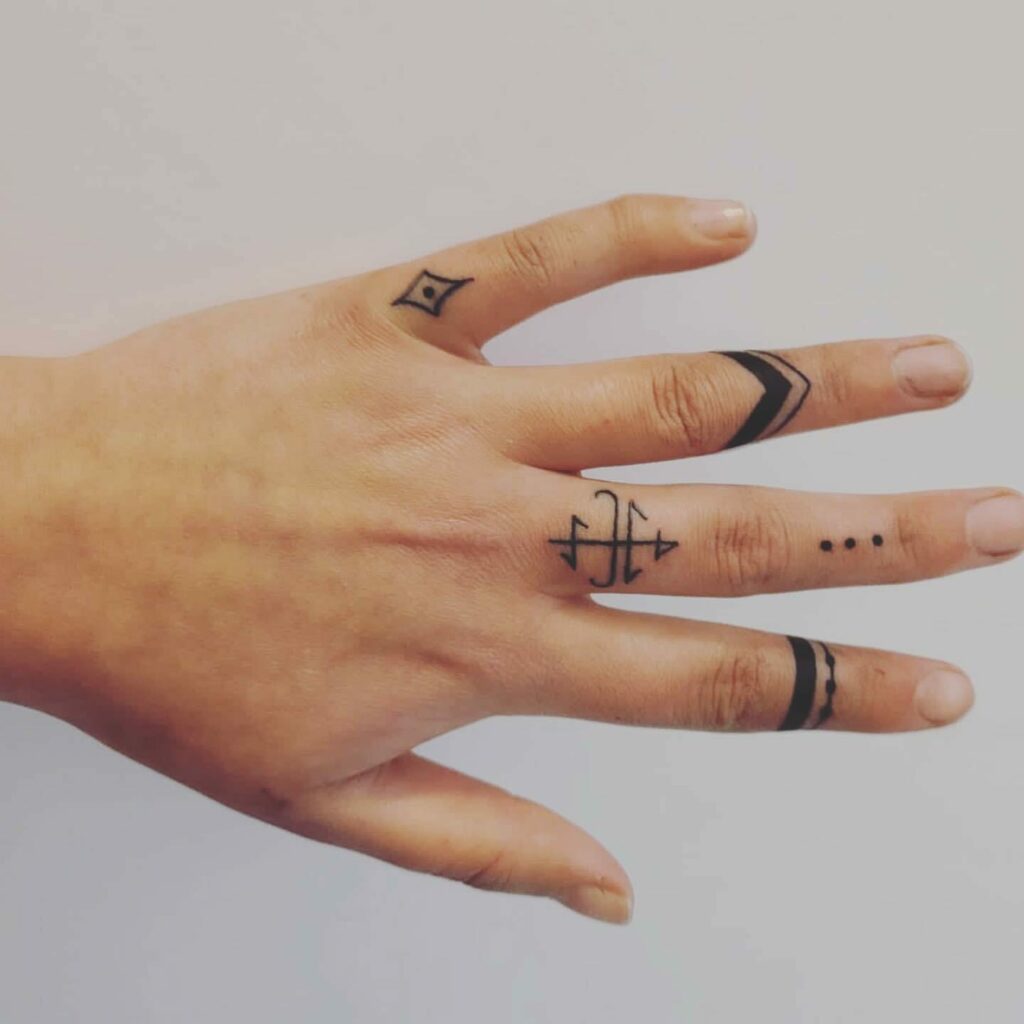 24 Latest Finger Tattoo Ideas To Try In 2024 21 Moon Finger tattoo