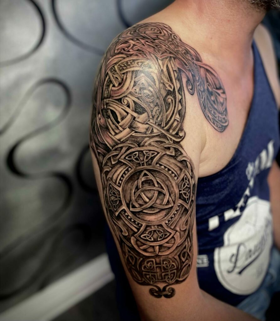 46 Celtic Half-Sleeve Tattoo Ideas for 2024 21 Celtic Half Sleeve