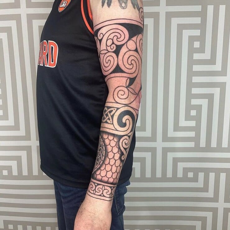 46 Celtic Half-Sleeve Tattoo Ideas for 2024 42 Celtic Half Sleeve