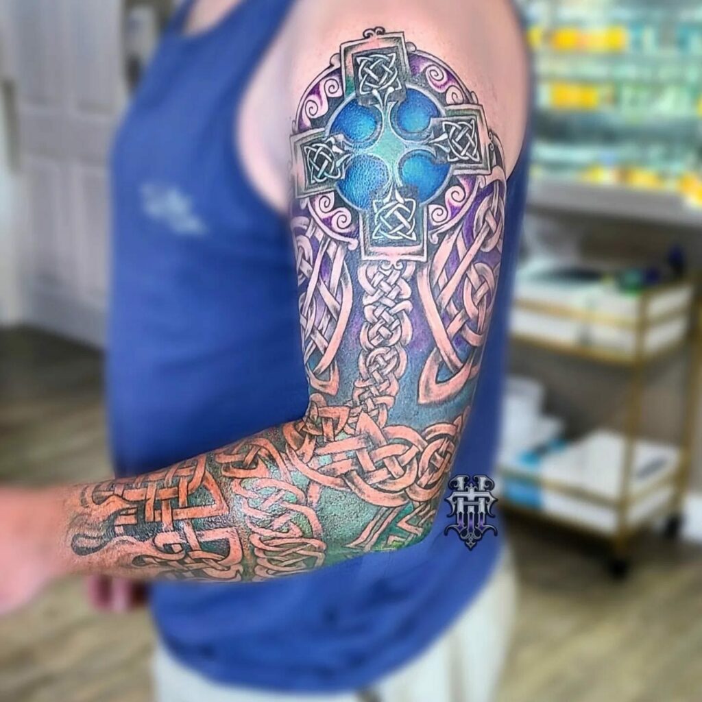 46 Celtic Half-Sleeve Tattoo Ideas for 2024 44 Celtic Half Sleeve
