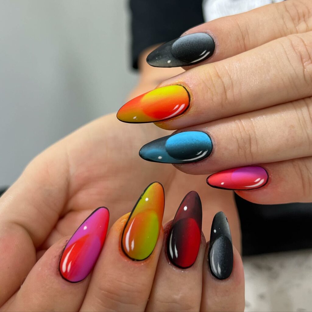 44 Latest Pop Art Nail Designs To Try In 2024! 30 Chrome Pop Art Nail Artistry