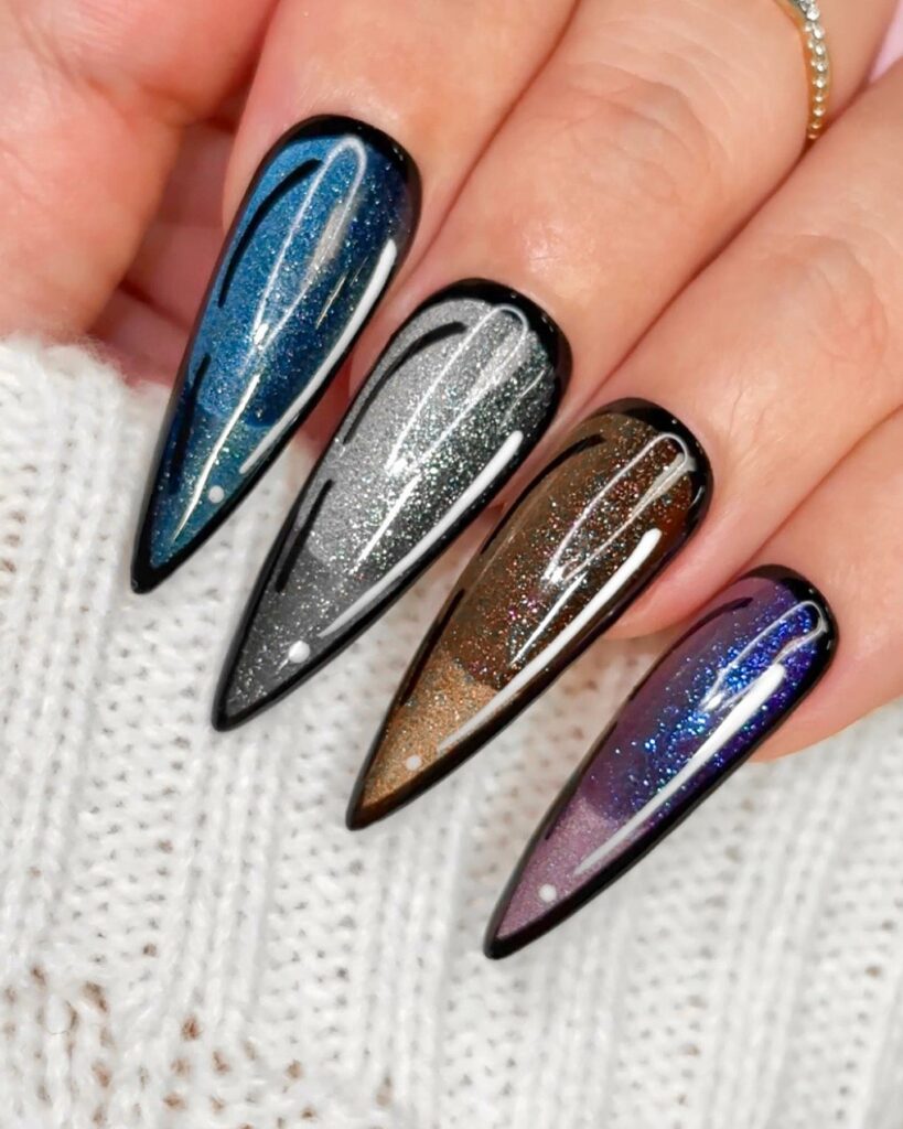 44 Latest Pop Art Nail Designs To Try In 2024! 52 Sharp Stiletto Pop Art Nails