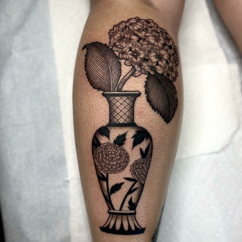 Amazing Hydrangea Tattoo Designs To Inspire You in 2024 11 Hydrangea Tattoo