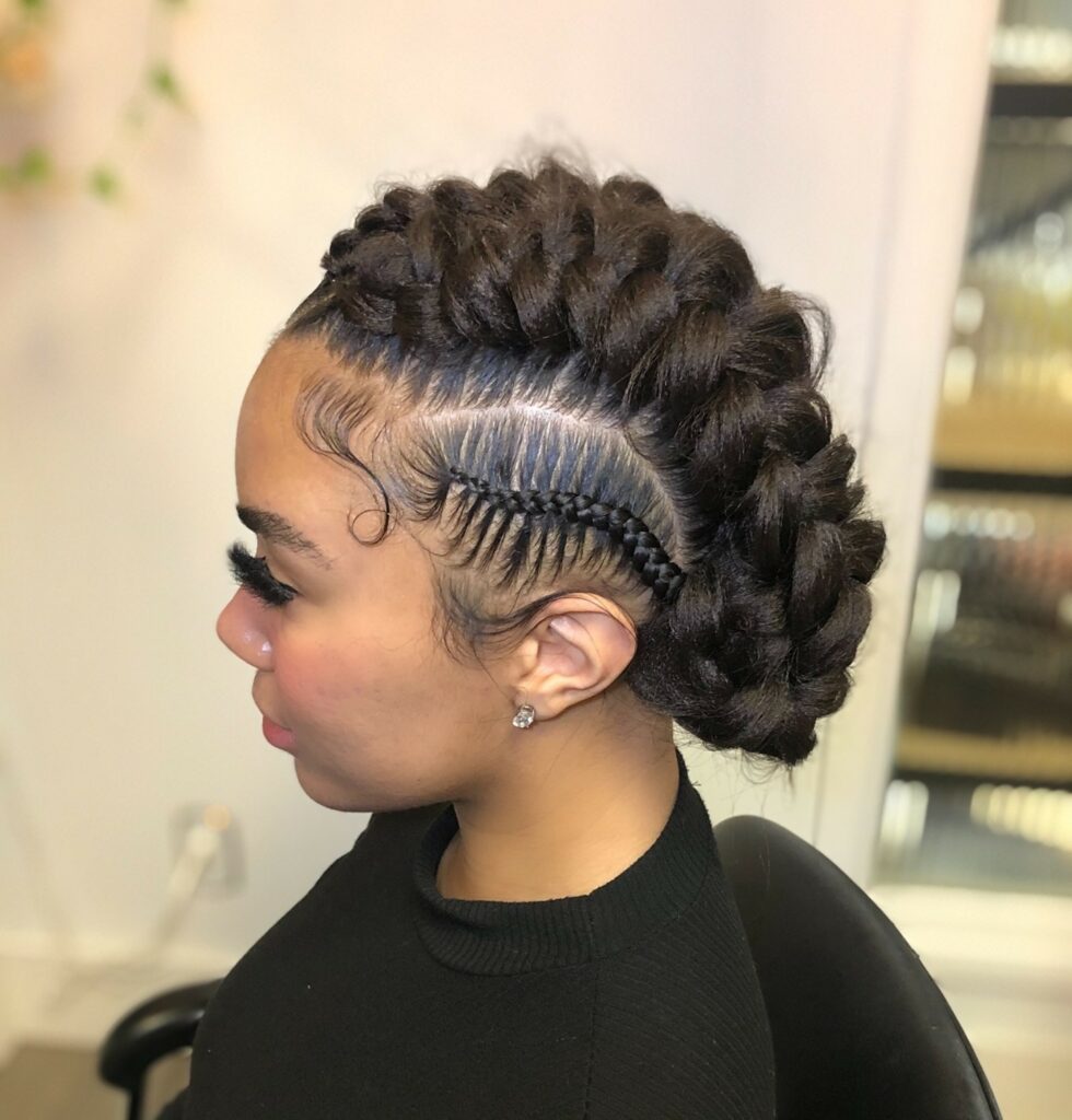 25 Natural Hairstyles Ideas to Embrace Your Authenticity in 2024 30 Braided Natural Updo