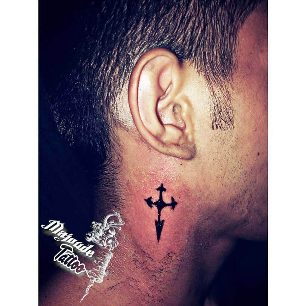 12+ Neck Cross Tattoo Ideas To Inspire You! 17 Unique Cross Tattoo On Neck