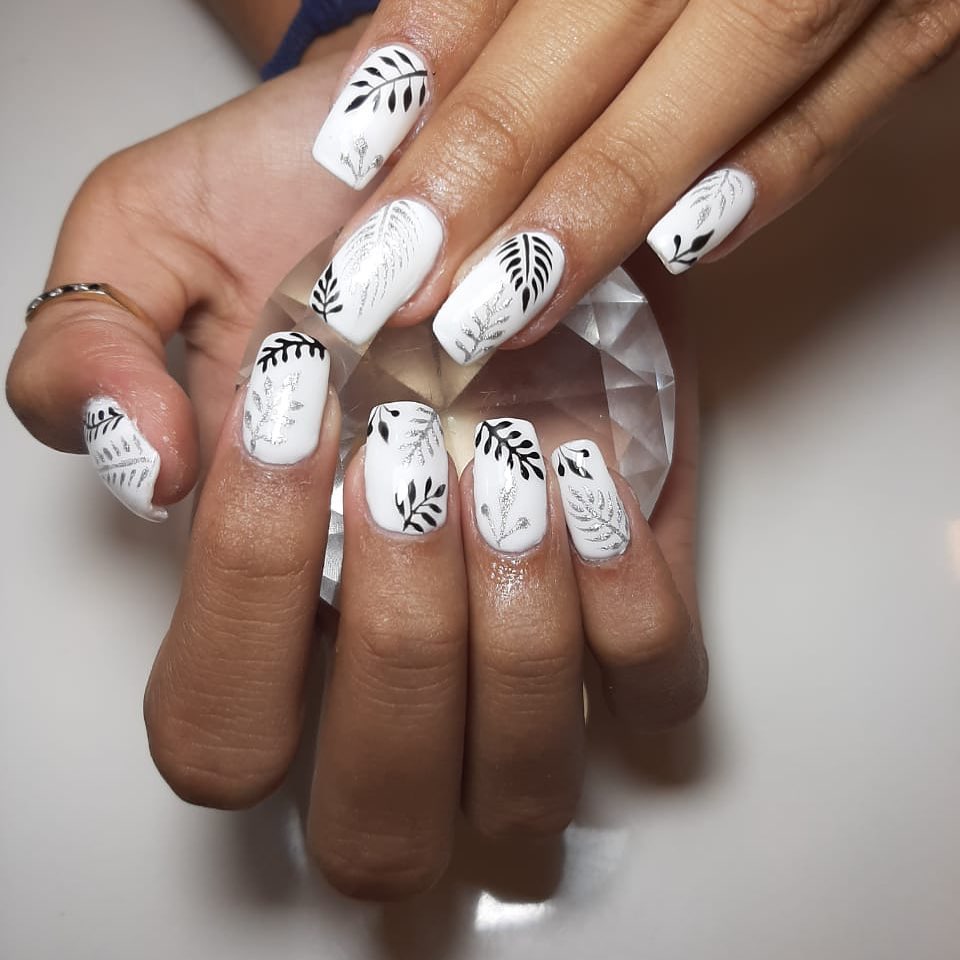 Feel Tropical with 35 Tropical Nails Designs for 2024 18 White Summer Design