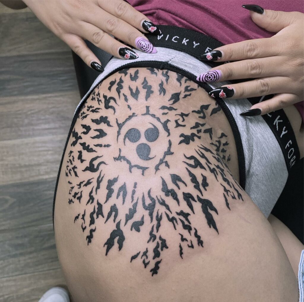 55 Spellbinding Sasuke Tattoo Designs in 2024 33 The Discreet Hip Marking