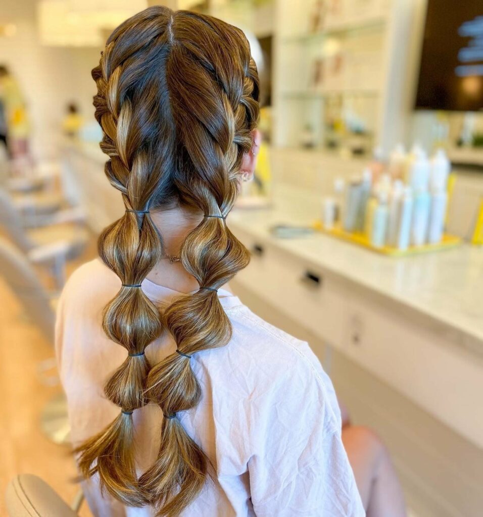 25 Bubble Braids Ideas to Try in 2024 16 Special Occasion Bubble Braid Hairstyle