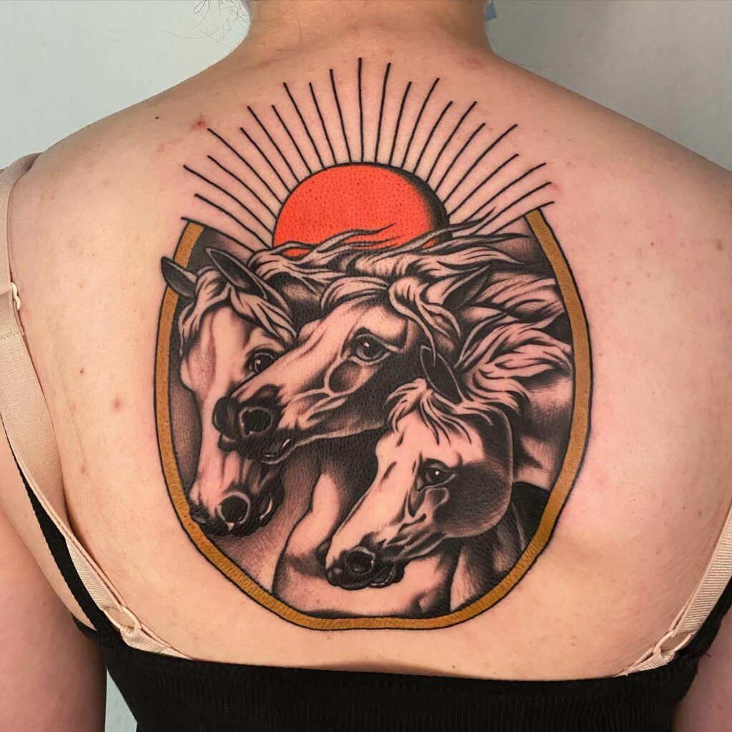 11+ Pharaoh's Horses Tattoo Ideas That Will Blow Your Mind! 17 Classic Horshoe Tattoo