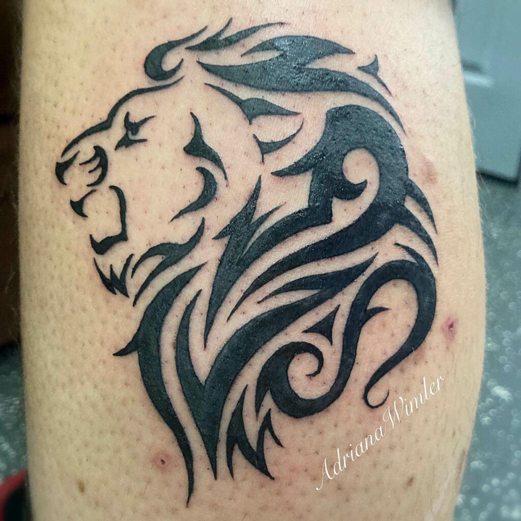 11+ Roaring Lion Tattoo Ideas That Will Blow Your Mind! 13 Tribal Lion Tattoos For Men