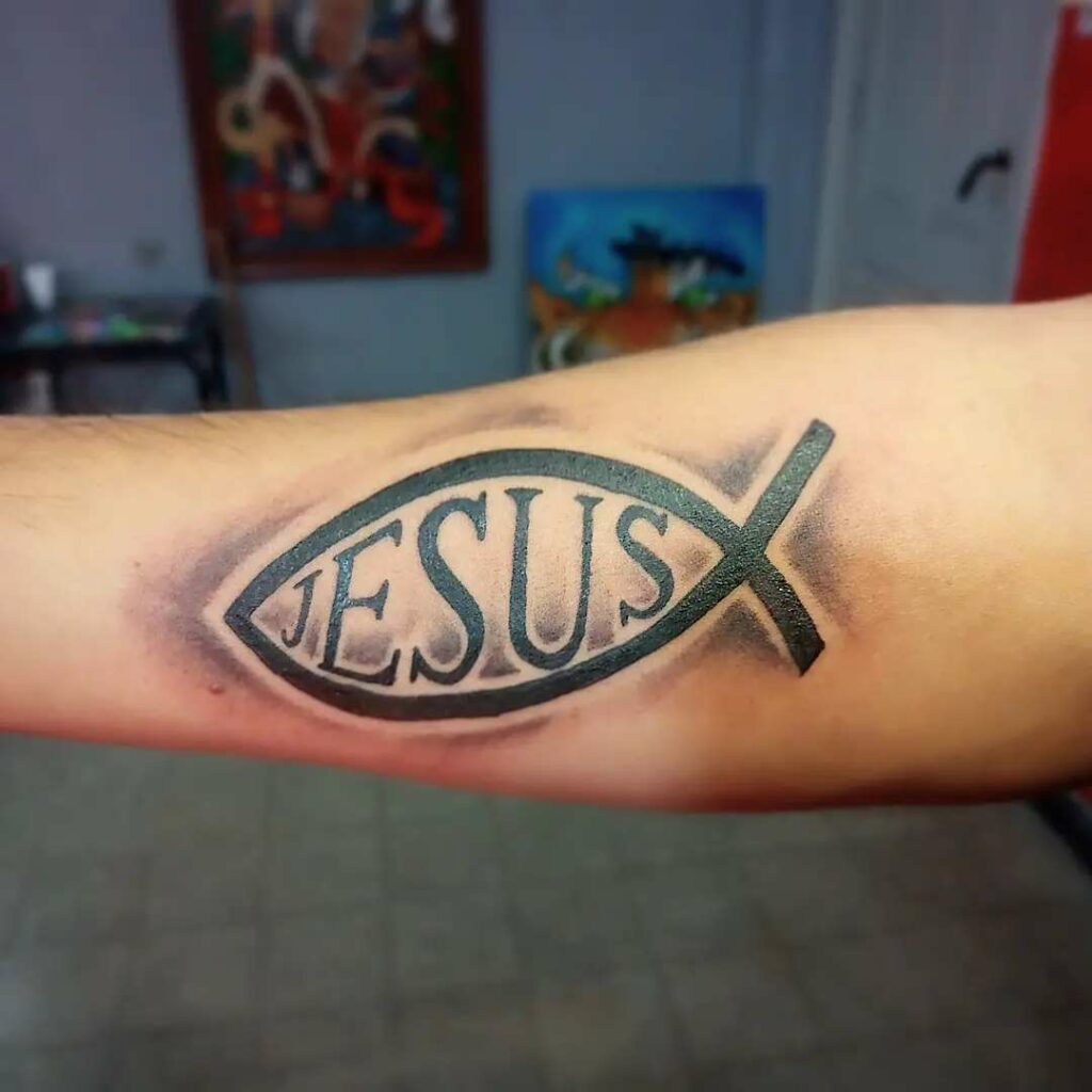 Top 20 Symbolic Tattoos For Men in 2024 20 Jesus Fish