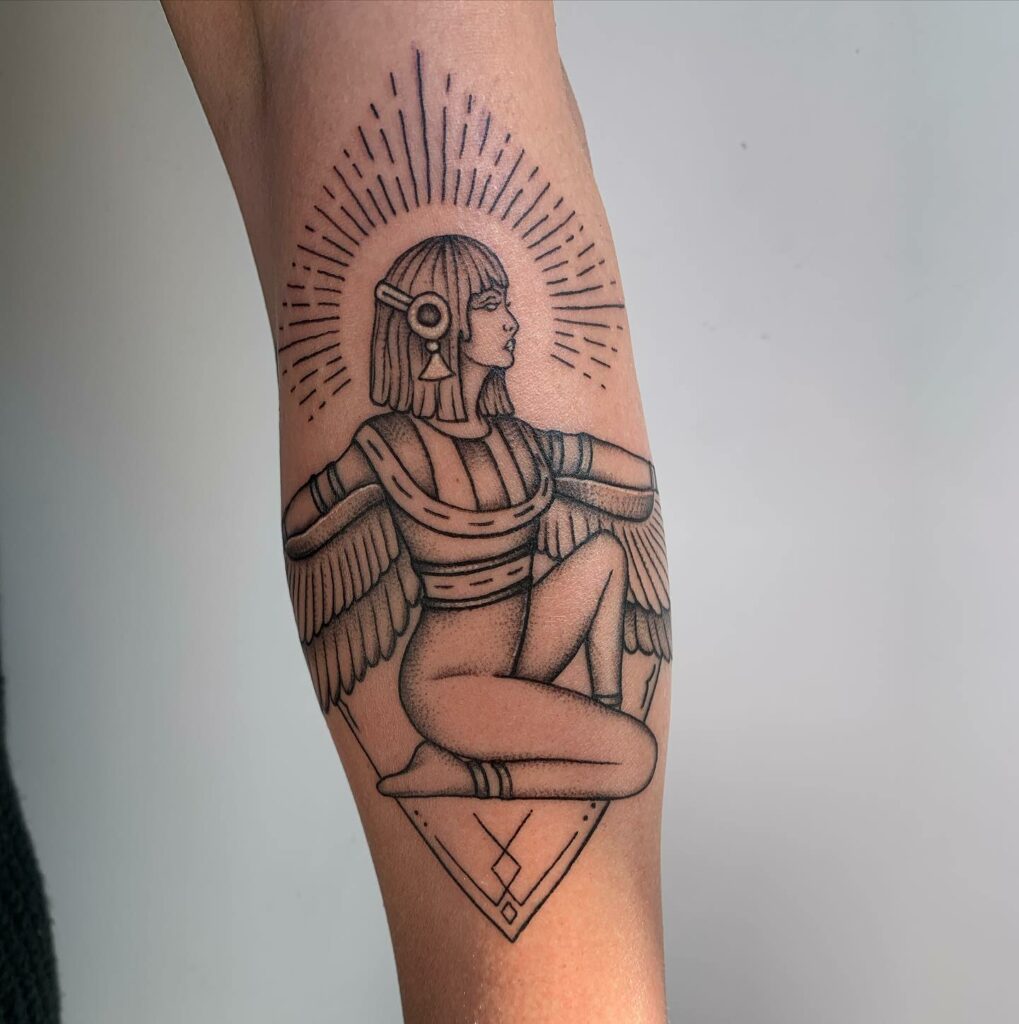 EGYPTIAN TATTOO IDEAS THAT WE LOVE IN 2024 14 Goddess Isis Tattoo