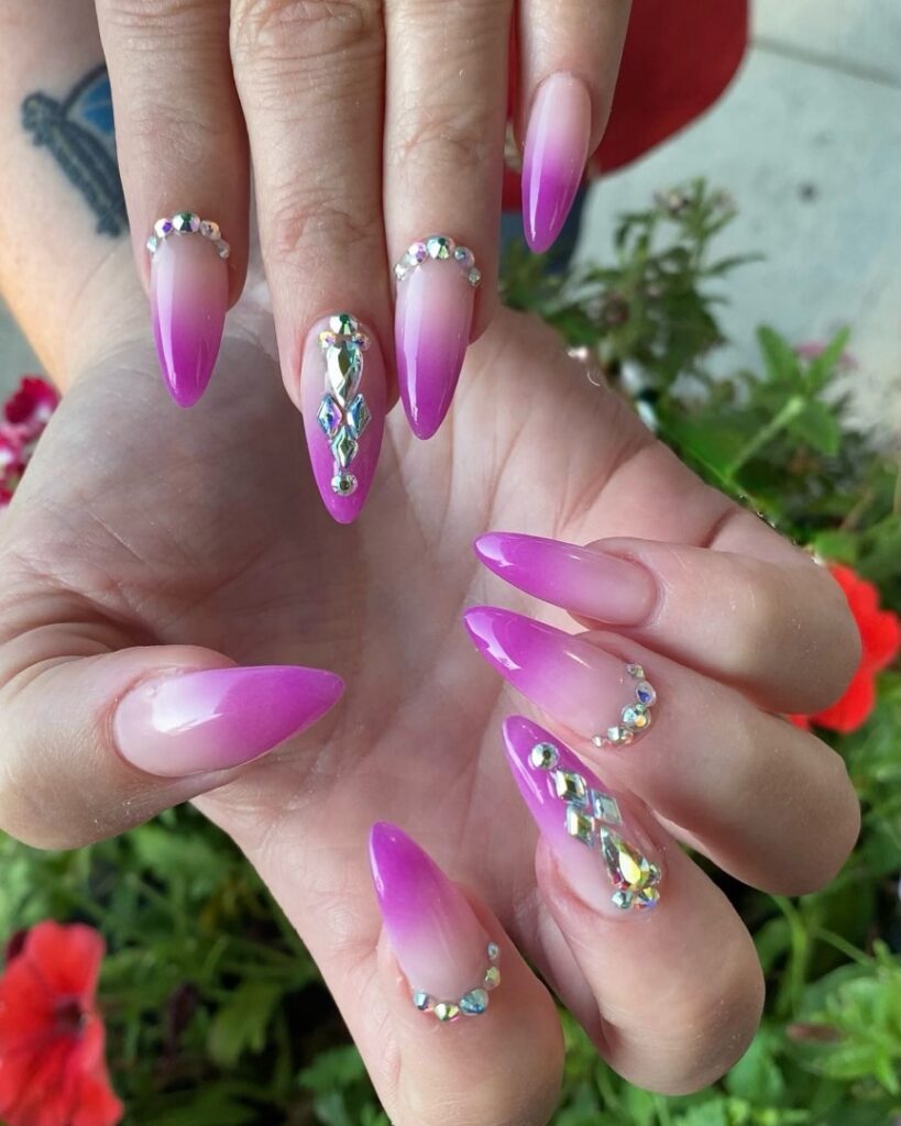 Discover 35 Purple Ombre Nail Designs To Try in 2024 32 Purple Palette