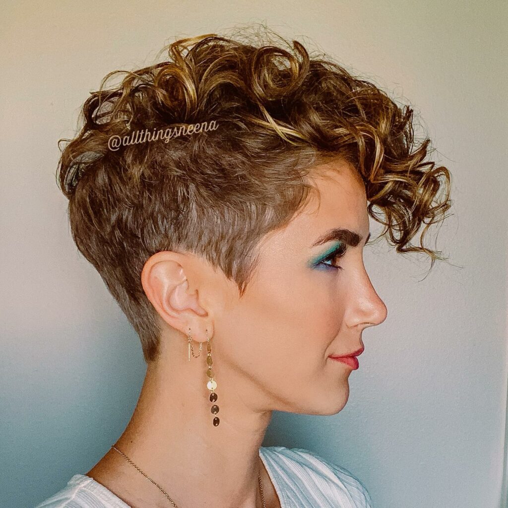 25 Short Layered Haircut Ideas to Revamp Your Look in 2024 15 Curly Pixie Cut