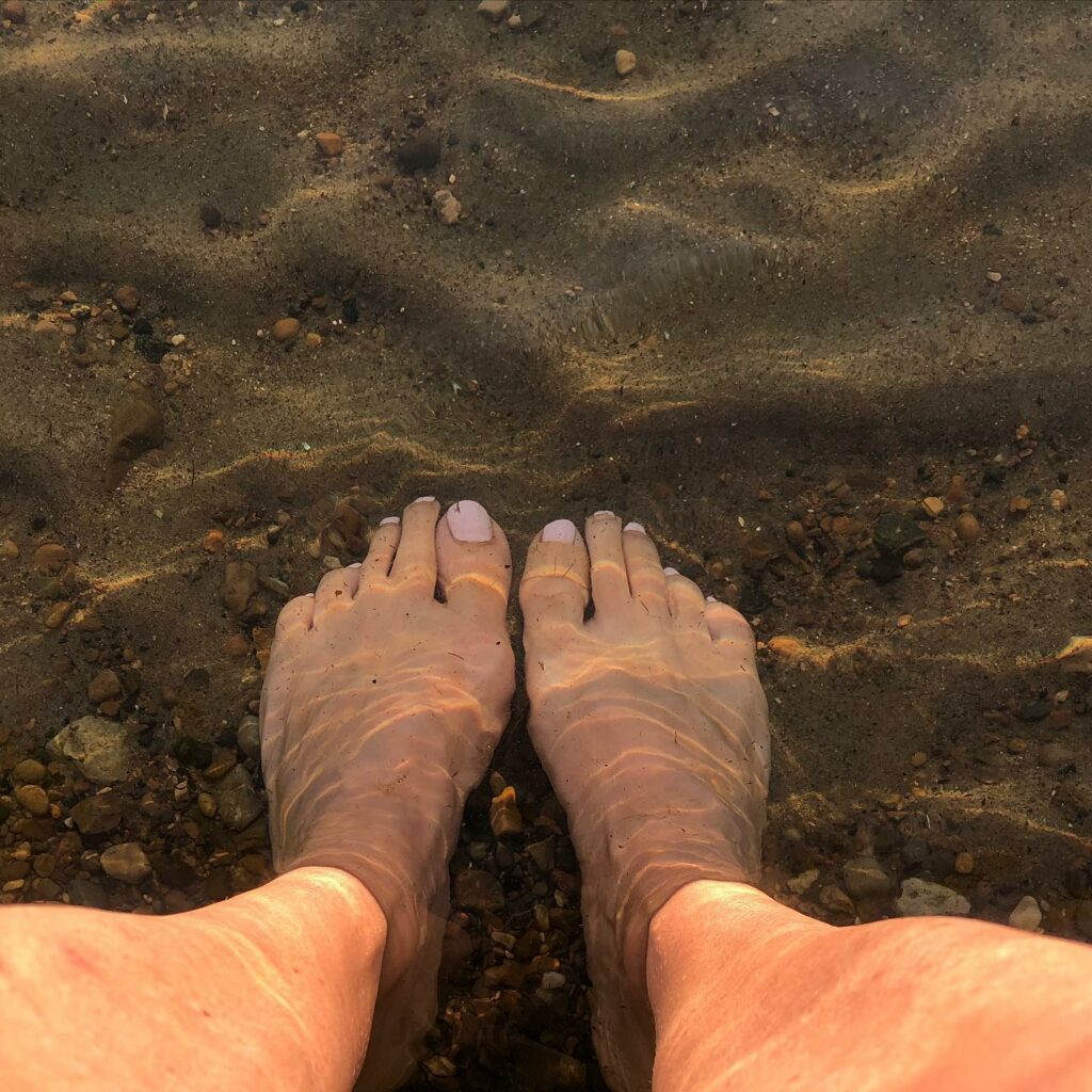 29 Vibrant Summer Pedicure Color Designs to Experiment within 2024 16 Embrace the Warmth with Neutrals