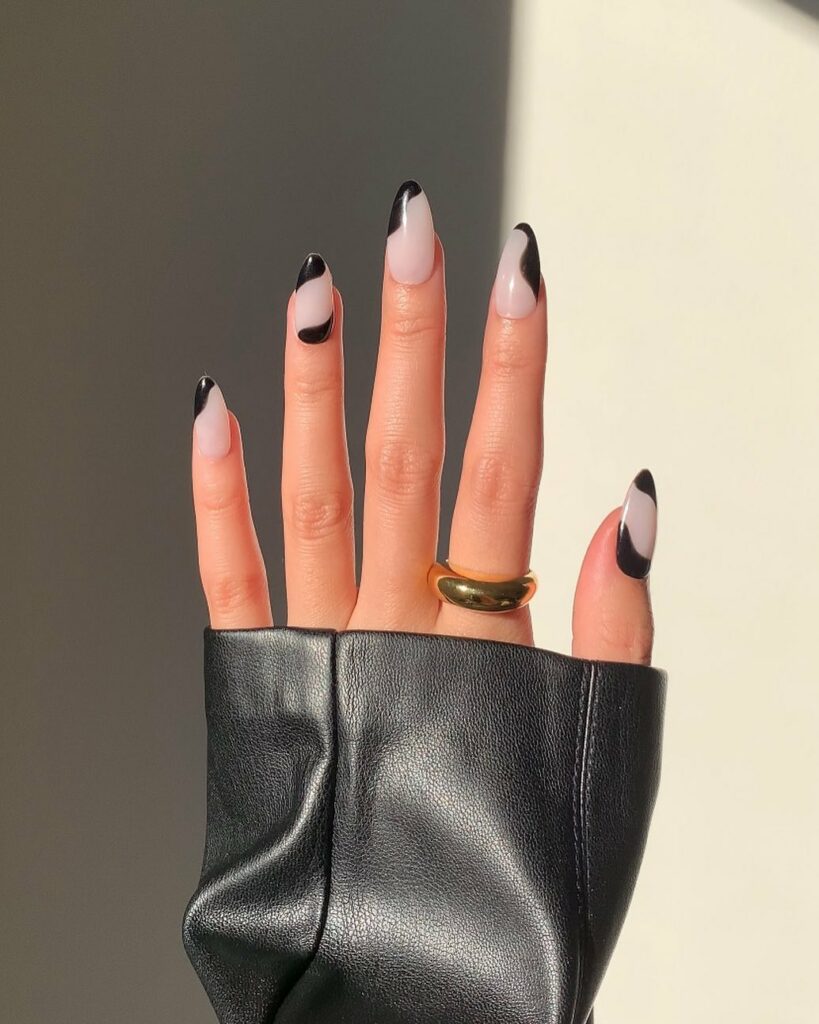 20 Latest Negative Space Nail Ideas To Try In 2024! 10 Simple Negative Space Almond Nails