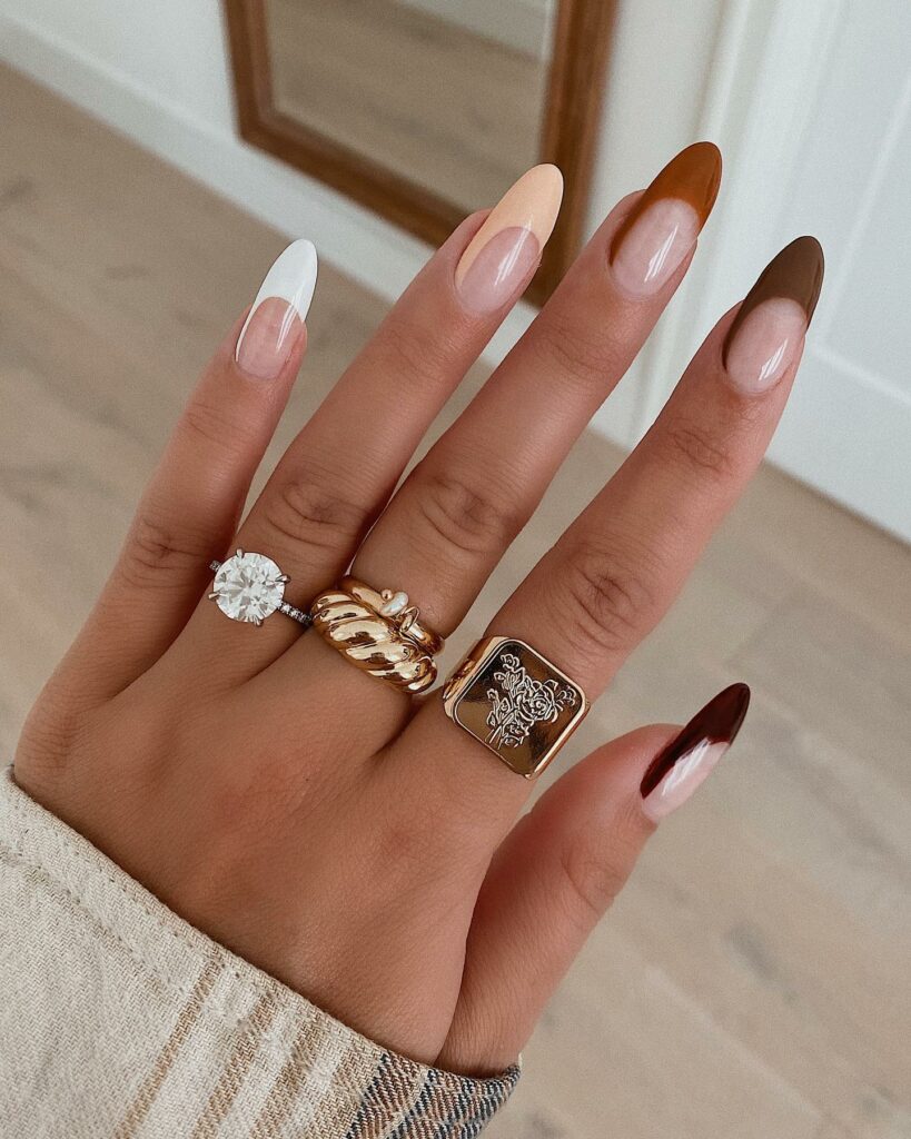 Attend in Style with 25 Wedding Guest Nail Designs in 2024 23 Brown French Wedding Guest Nails