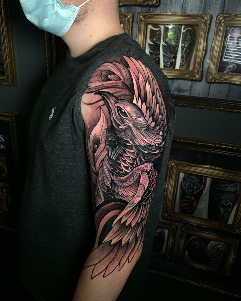 BEAUTIFUL BIRD TATTOO DESIGN YOU NEED TO SEE IN 2024 27 New School Bird Tattoos