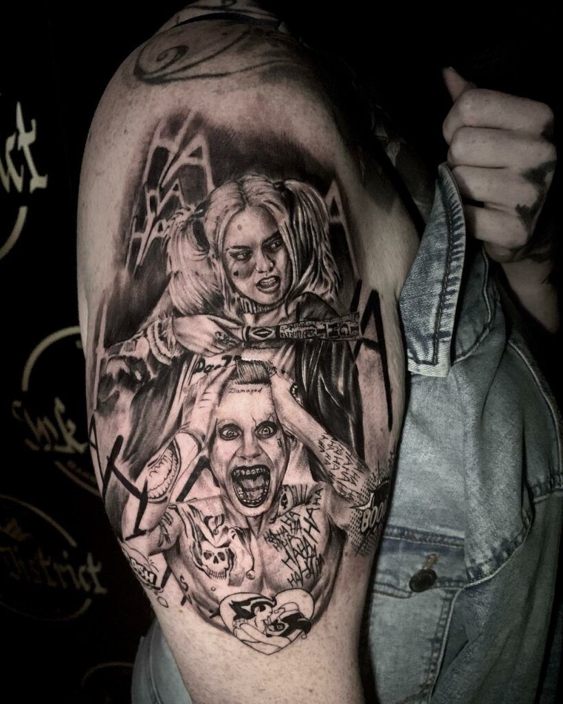 12+ Crazy JOKER TATTOO Ideas To Inspire You In 2024! 10 Joker and Harley Quinn Tattoo