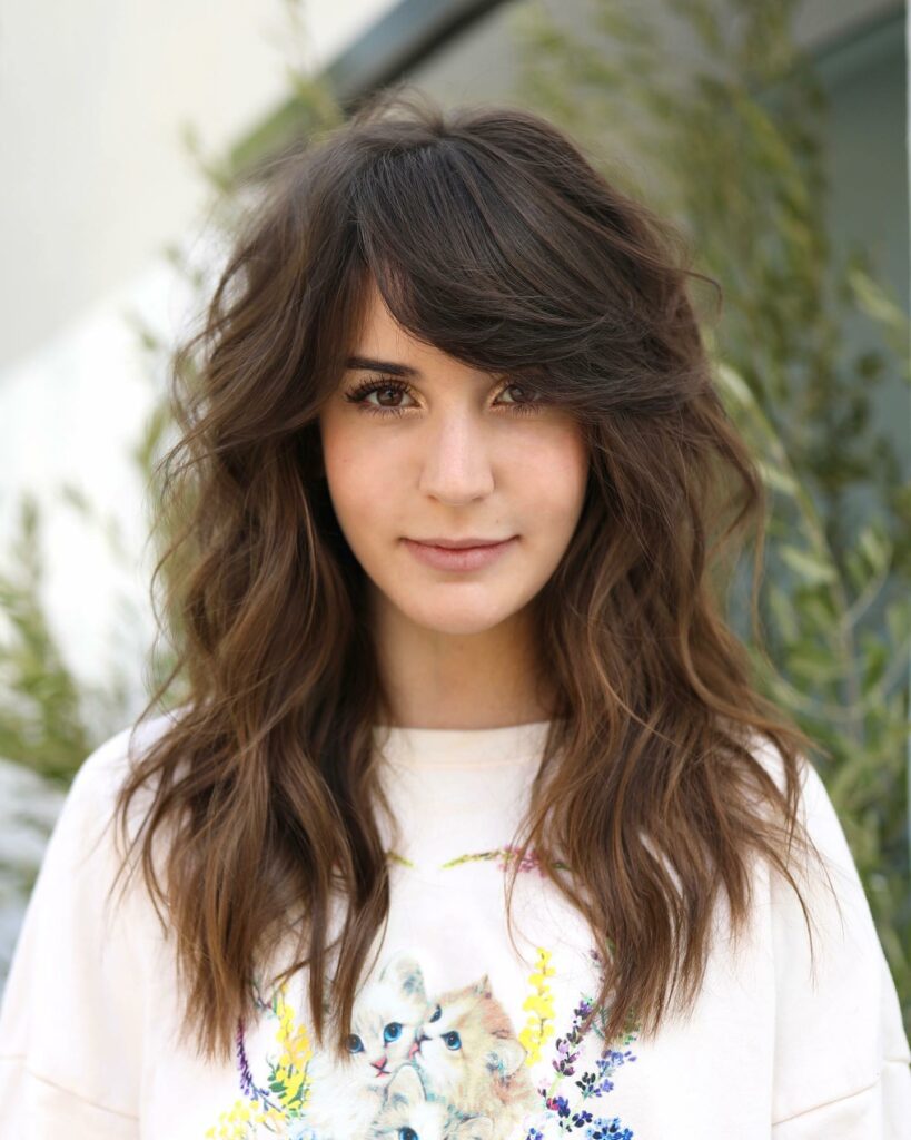25 Long Layers With Curtain Bangs Hair Ideas to Try in 2024 29 Side Swept Bangs
