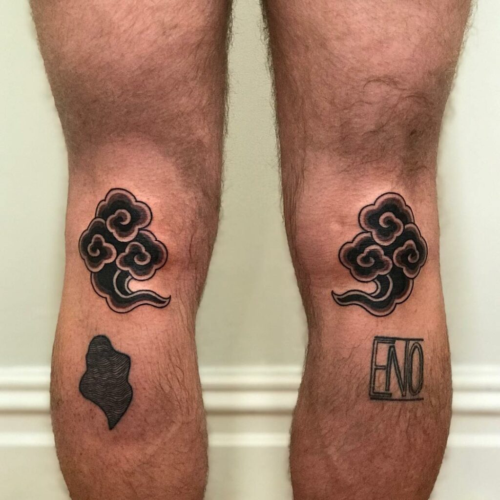 21+ Clouds Tattoo Ideas That Will Blow Your Mind! 15 Black Clouds tattoo