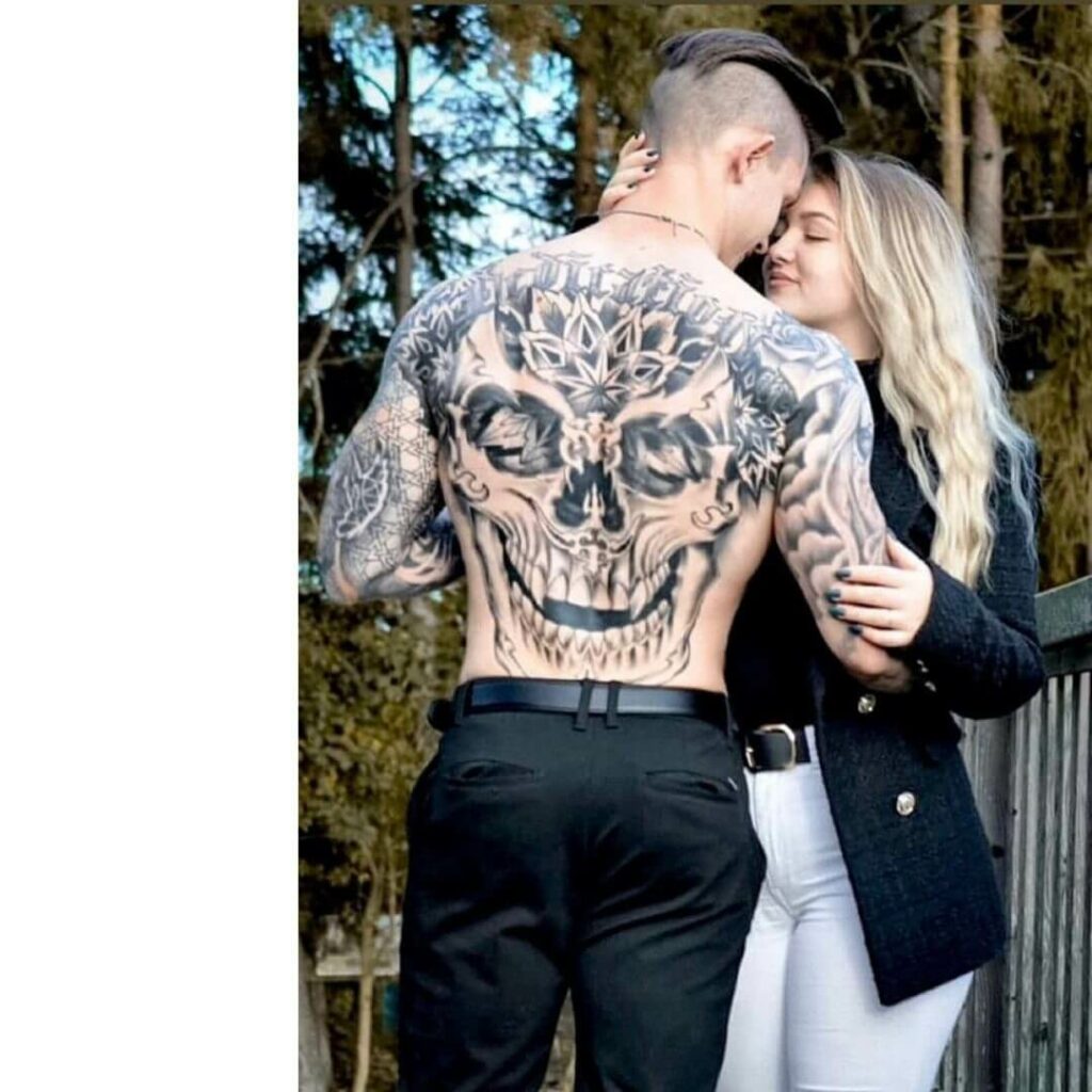 11+ Skull Back Tattoo Ideas That Will Blow Your Mind! 12 Skull Encompassed In Mandala Back Tattoo