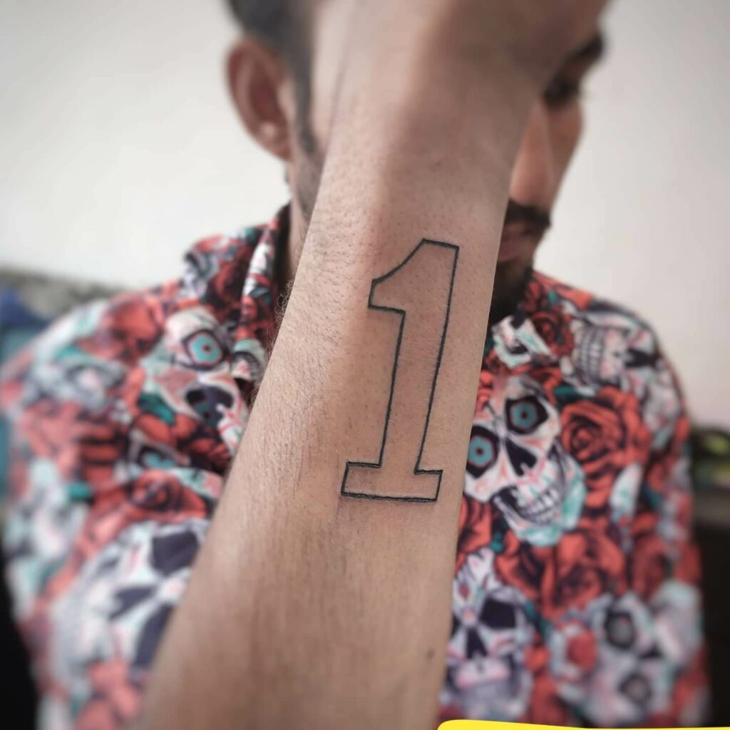 11+ 1 Tattoo Ideas That Will Blow Your Mind! 14 Lucky Number 1 Tattoo