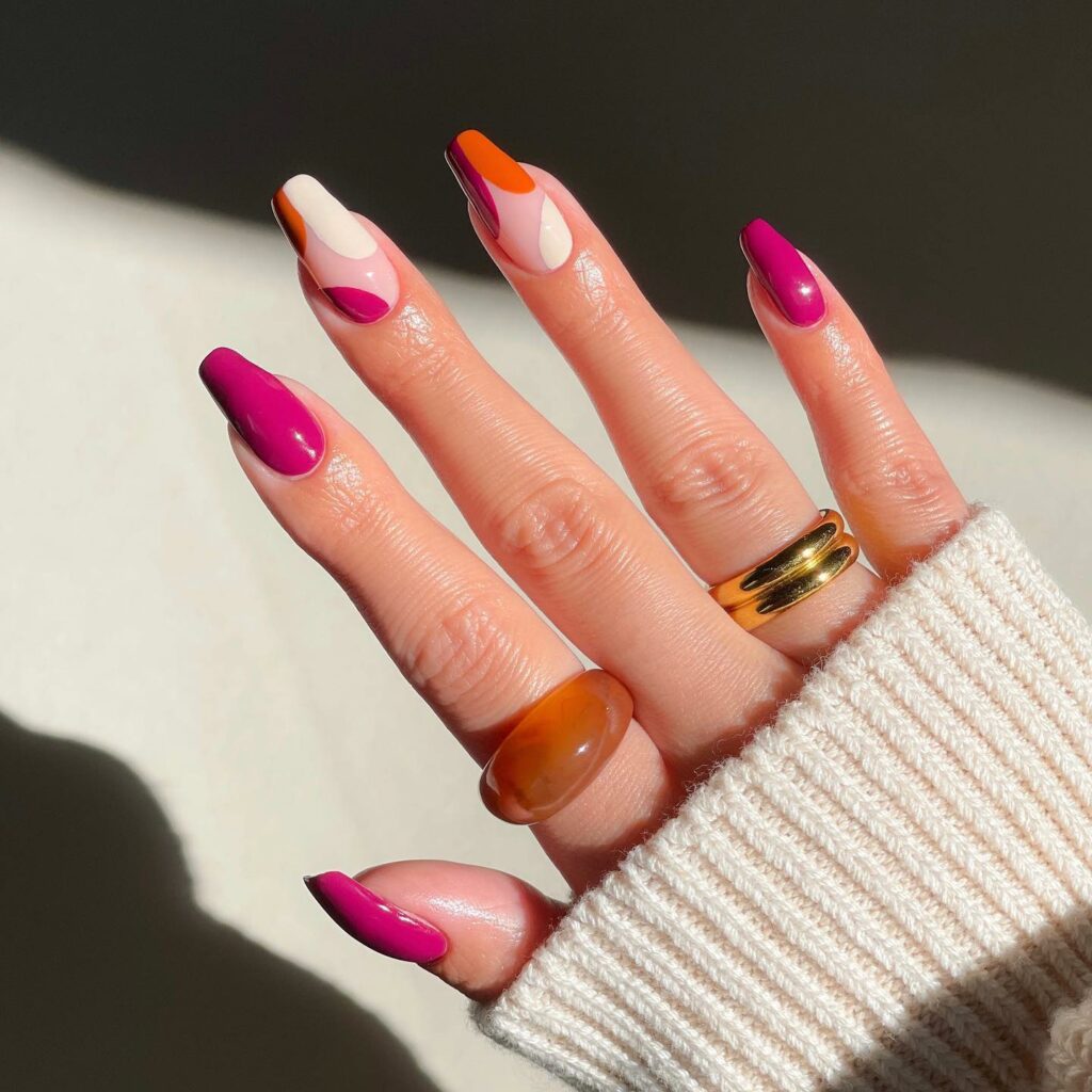 22 Latest Colorful French Tip Nail Ideas To Try In 2024! 35 Fall-Inspired Nail Design