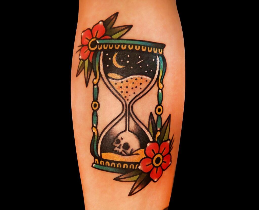 12+ Girly Hourglass Tattoo Ideas To Inspire You! 13 The Night In The Desert Hourglass Tattoo