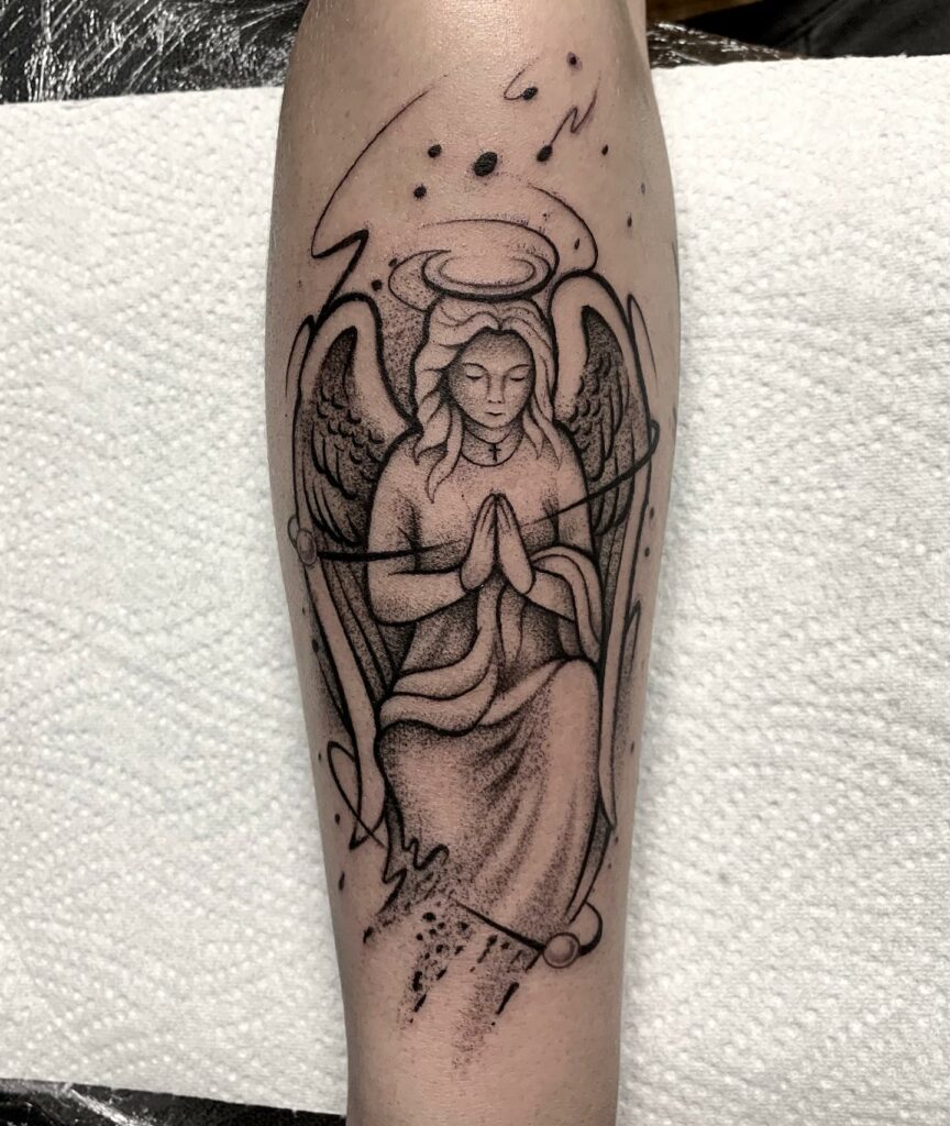 TOP 10 ANGEL TATTOO IDEAS + MEANINGS IN 2024 20 Praying Angels Tattoo