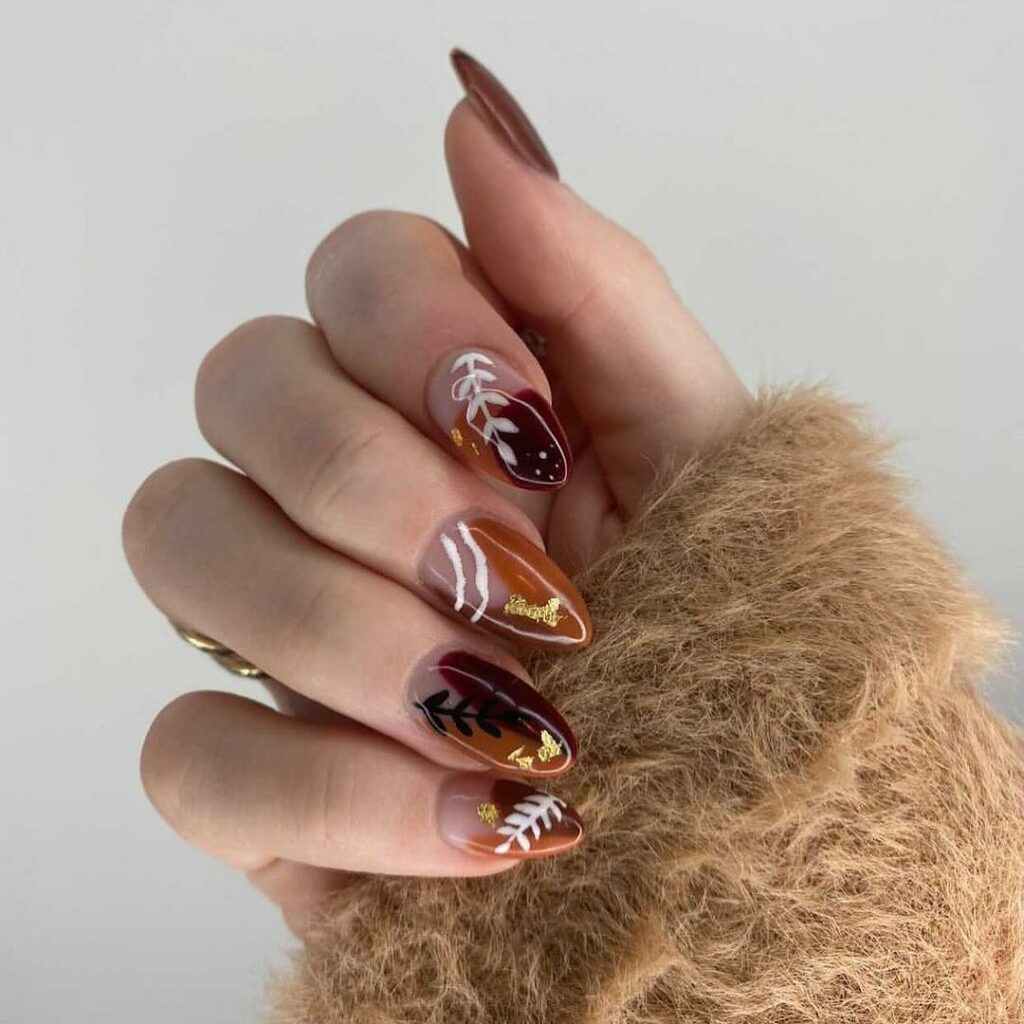 20 Latest Negative Space Nail Ideas To Try In 2024! 25 Autumn-Inspired Negative Space Nails