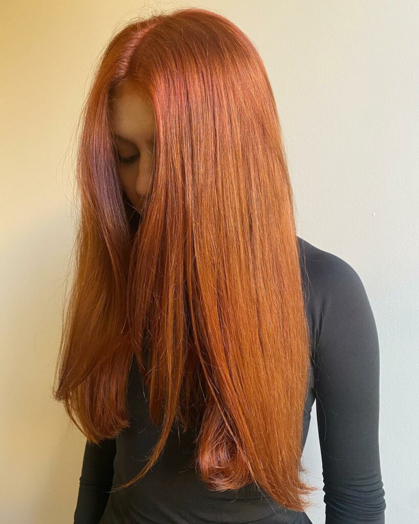 35 Strawberry Blonde Hair Ideas to Try in 2024 17 Straight Strawberry Blonde