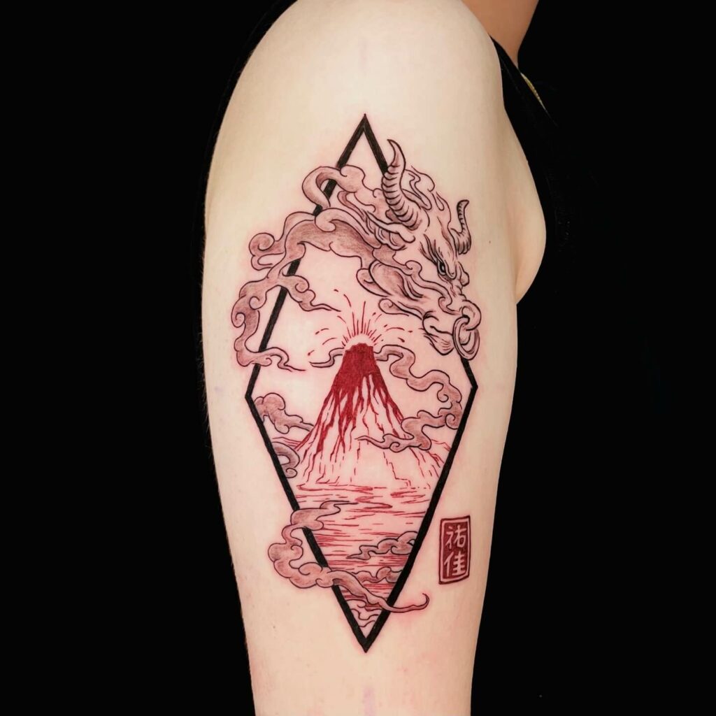 21+ Clouds Tattoo Ideas That Will Blow Your Mind! 28 Japanese Clouds Tattoo Designs