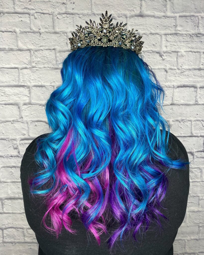 30 Spooky Halloween Hairstyles Ideas to Experiment with in 2024 21 Colorful Haute Halloween Curls