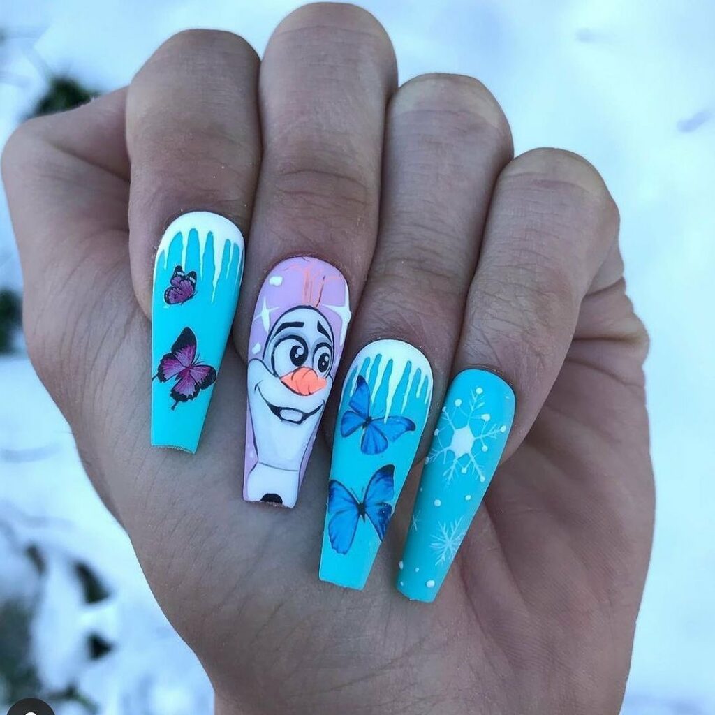 25 Latest Frozen Nail Designs To Try In 2024! 17