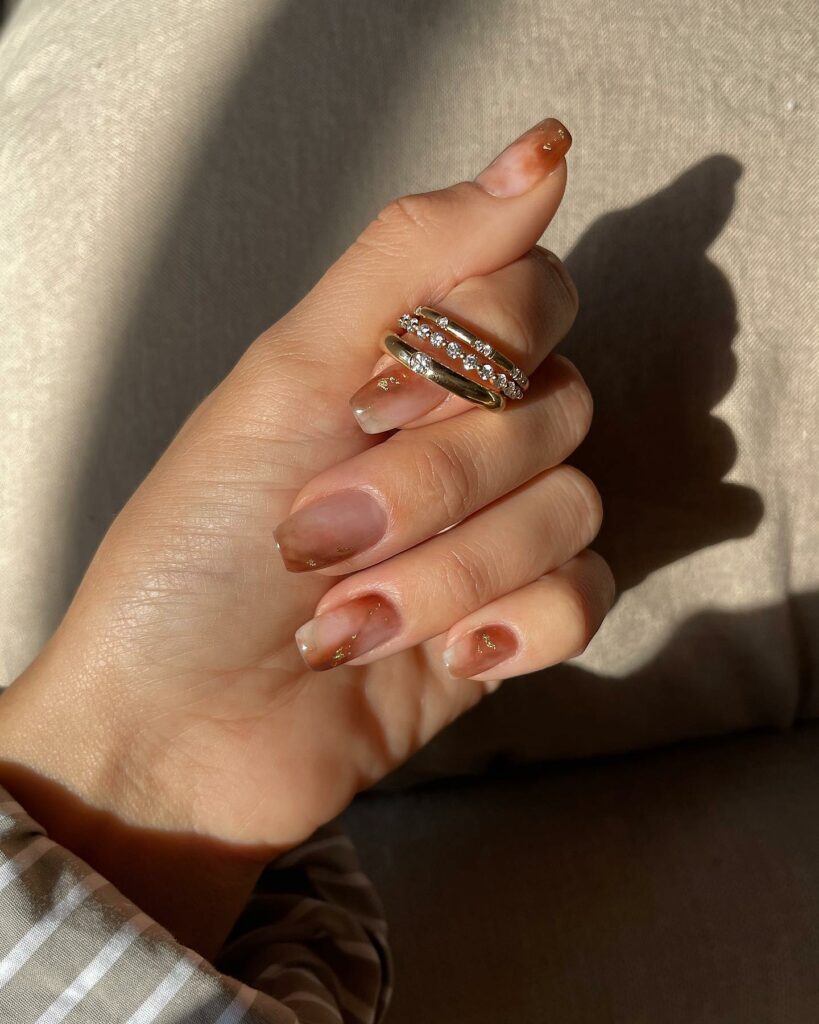22 Latest Engagement Nail Designs To Try In 2024! 29 Fall Inspired Engagement Nail