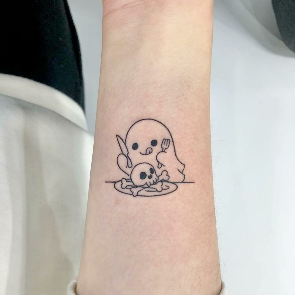 11 Ghost Tattoo Ideas for 2024 12 Sweet Ghost Tattoos