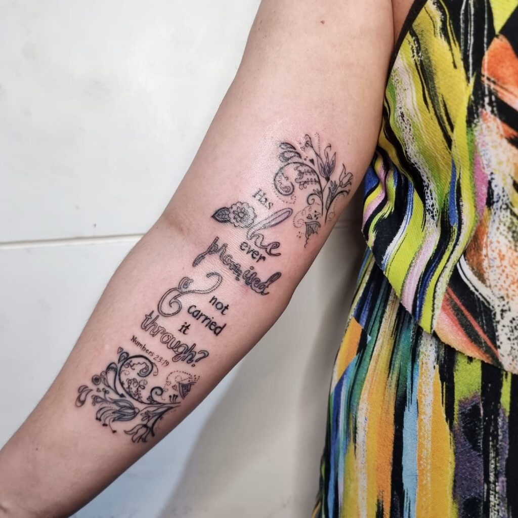 20+ Amazing Scripture Tattoos for Women 18 Bible Verse Tattoo