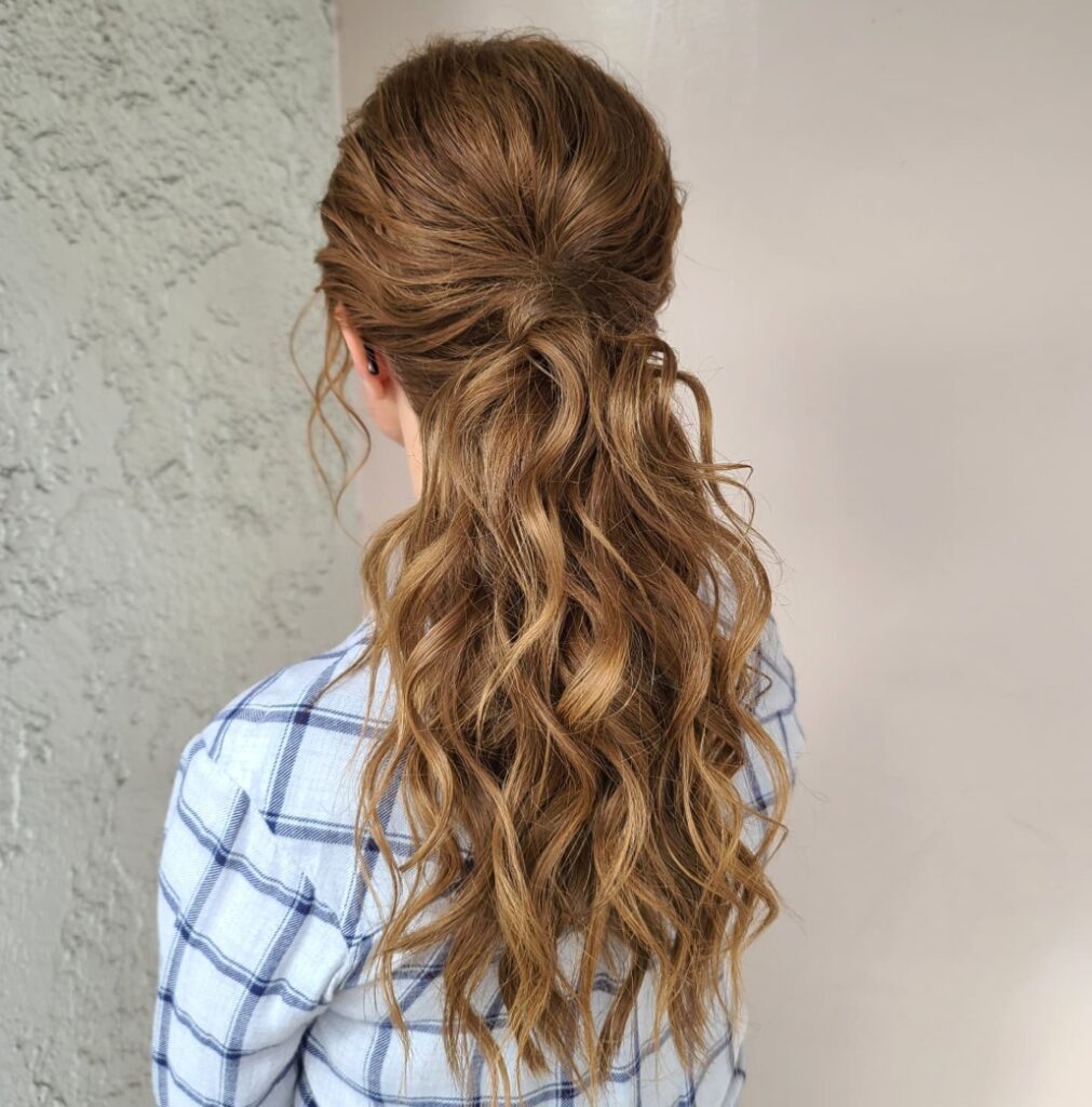 35 Ponytail Hairstyles Ideas for Effortless Elegance in 2024 16 Messy Ponytail