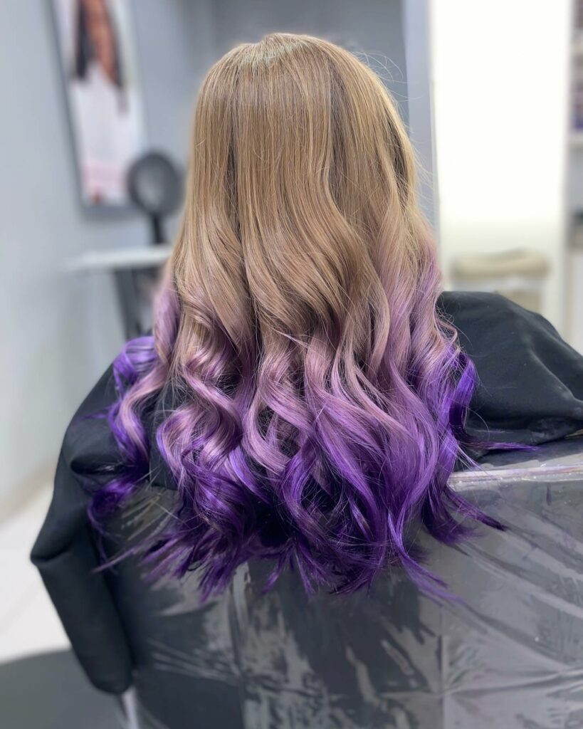 40 Purple Highlight Hair Ideas to Try in 2024 33 Just the Tips