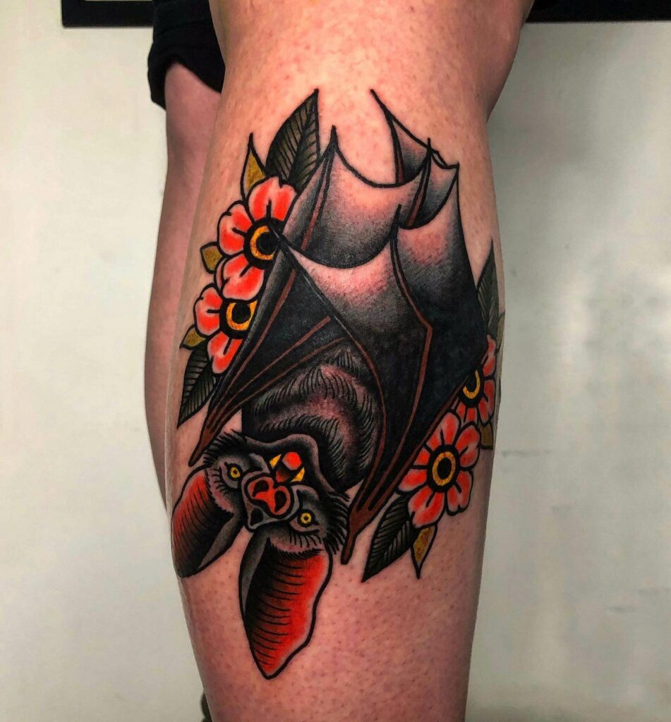 11+ Vintage Tattoo Flash Designs That Will Blow Your Mind! 12 Vintage Bat Tattoo Flash