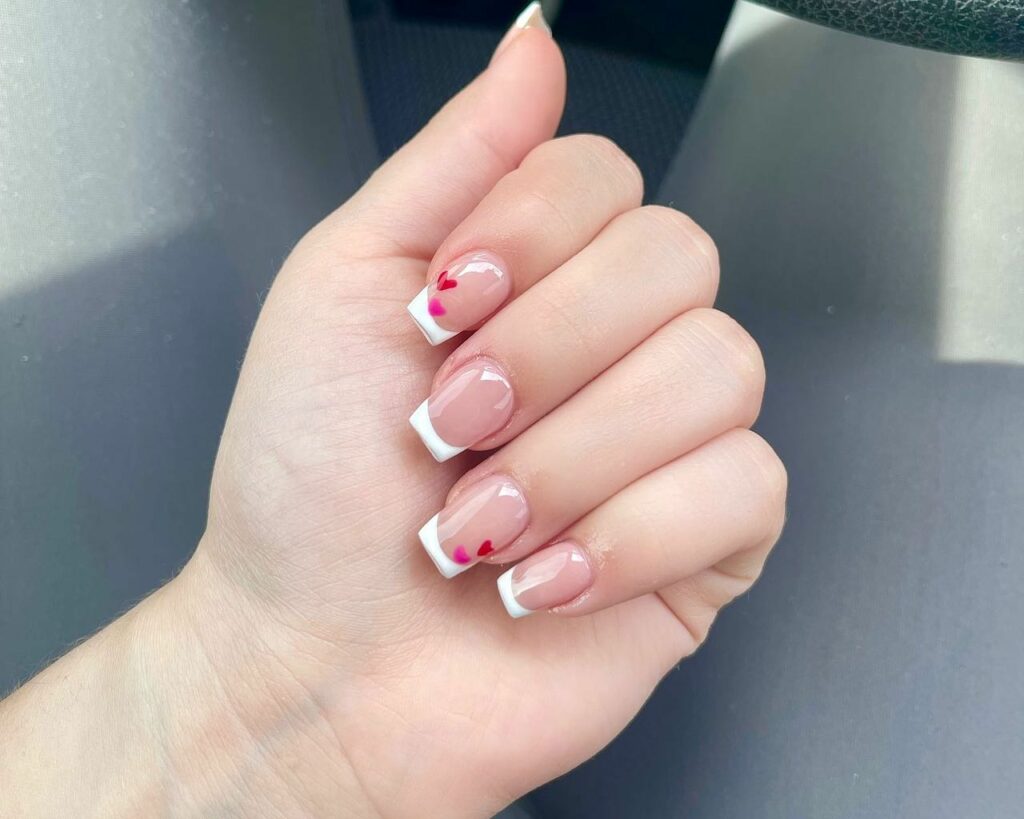 20 Latest February Nail Designs To Try In 2024! 18 Minimalist February French Nails