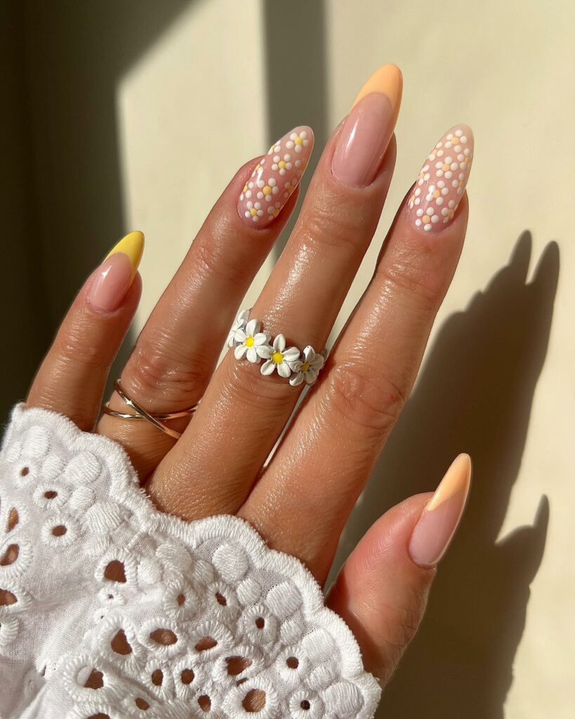 Get Peachy with 30 Peach Nail Designs for 2024 14 Psychedelic Details