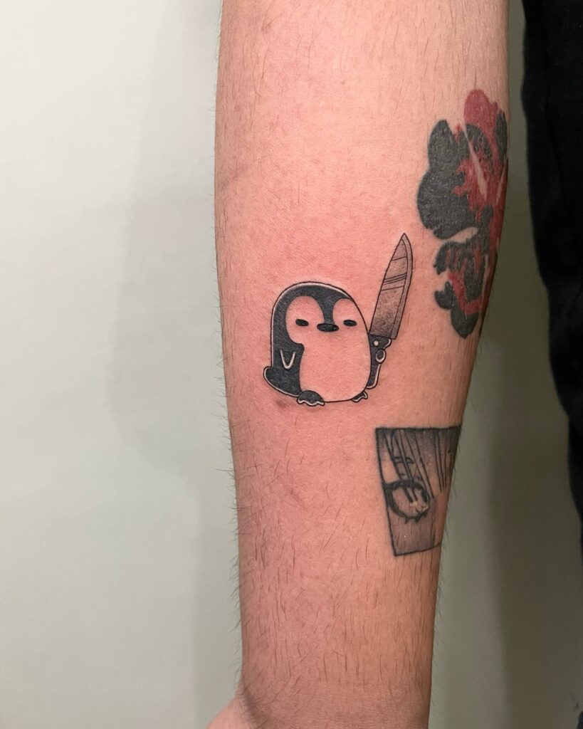 12+ Small Tattoos For Men To Inspire You in 2024 14 Penguin Tattoo