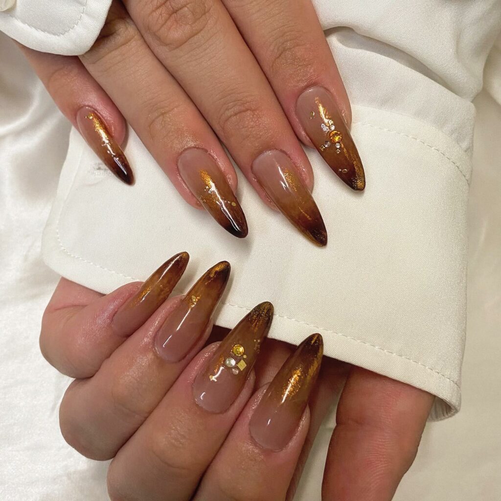 21 Latest Brown Ombre Nail Designs To Try In 2024! 22