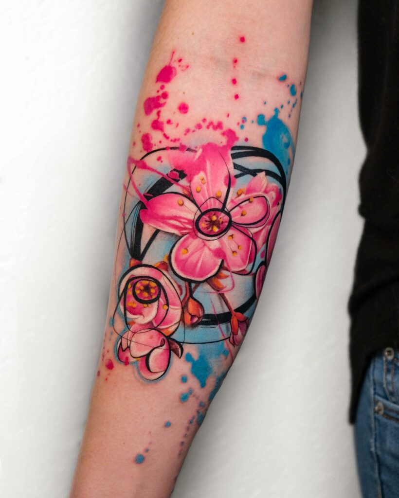 FLORAL TATTOO MEANINGS & 10 AMAZING DESIGNS TO INSPIRE YOU! 13 Cherry Blossom Flower Tattoo