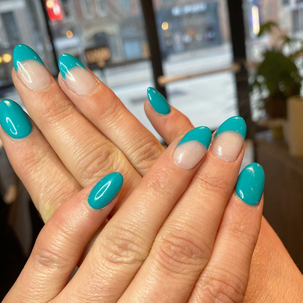 Dive into 60 Turquoise Nail Designs of 2024 68 Subtle Sheen